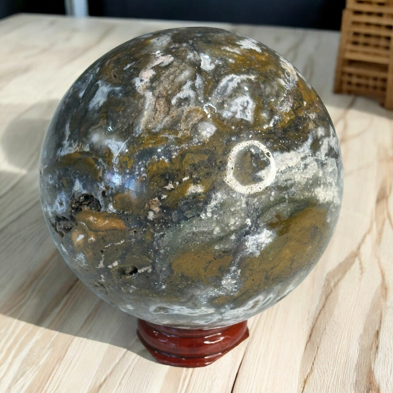 Ocean Jasper Sphere | 630g