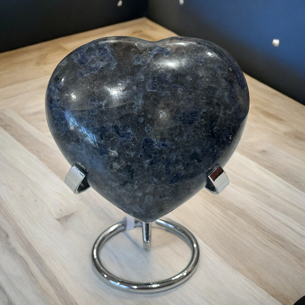 Rare Iolite Heart | 580g 'Water Sapphire'