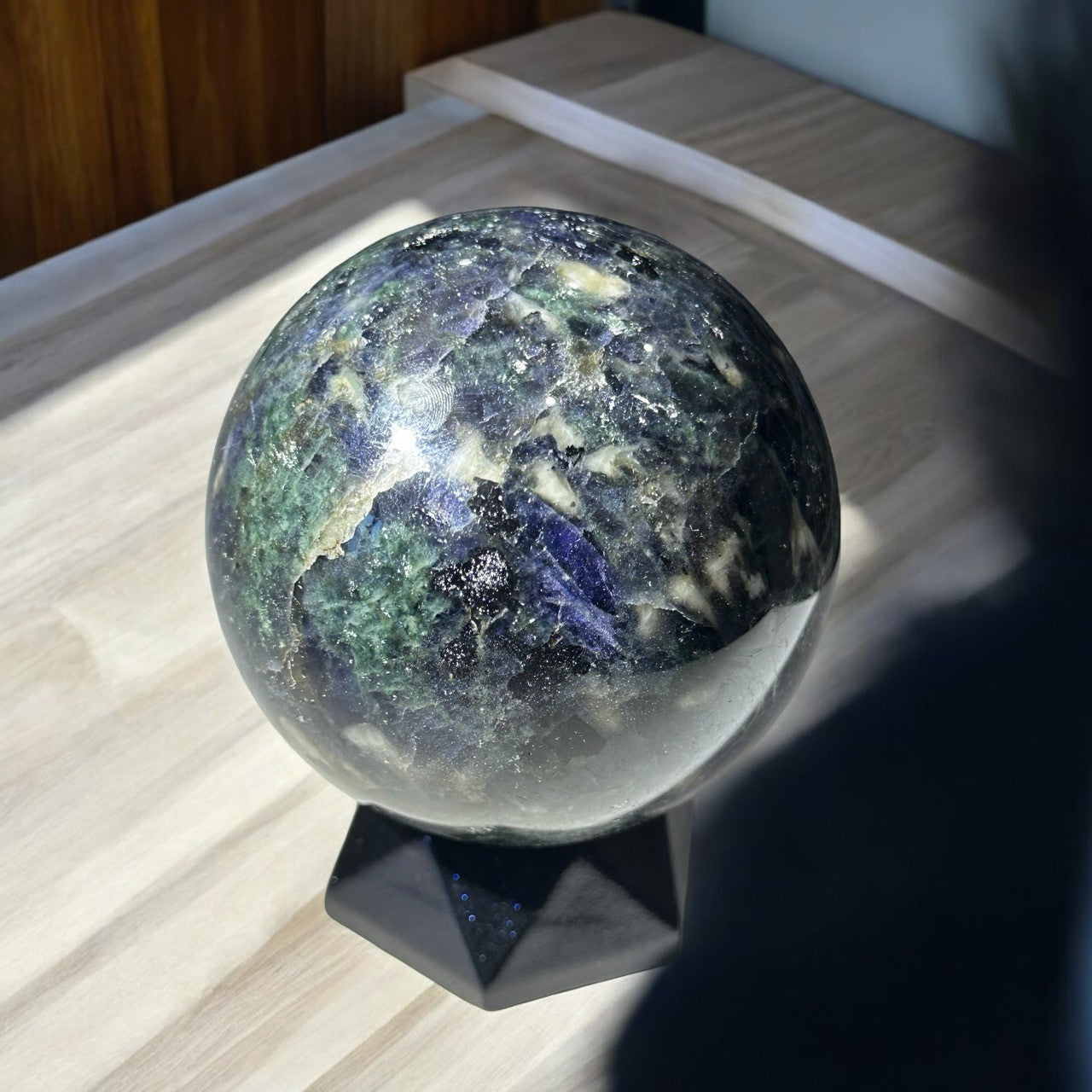 Rare Iolite Sphere | 655g 'Water Sapphire'