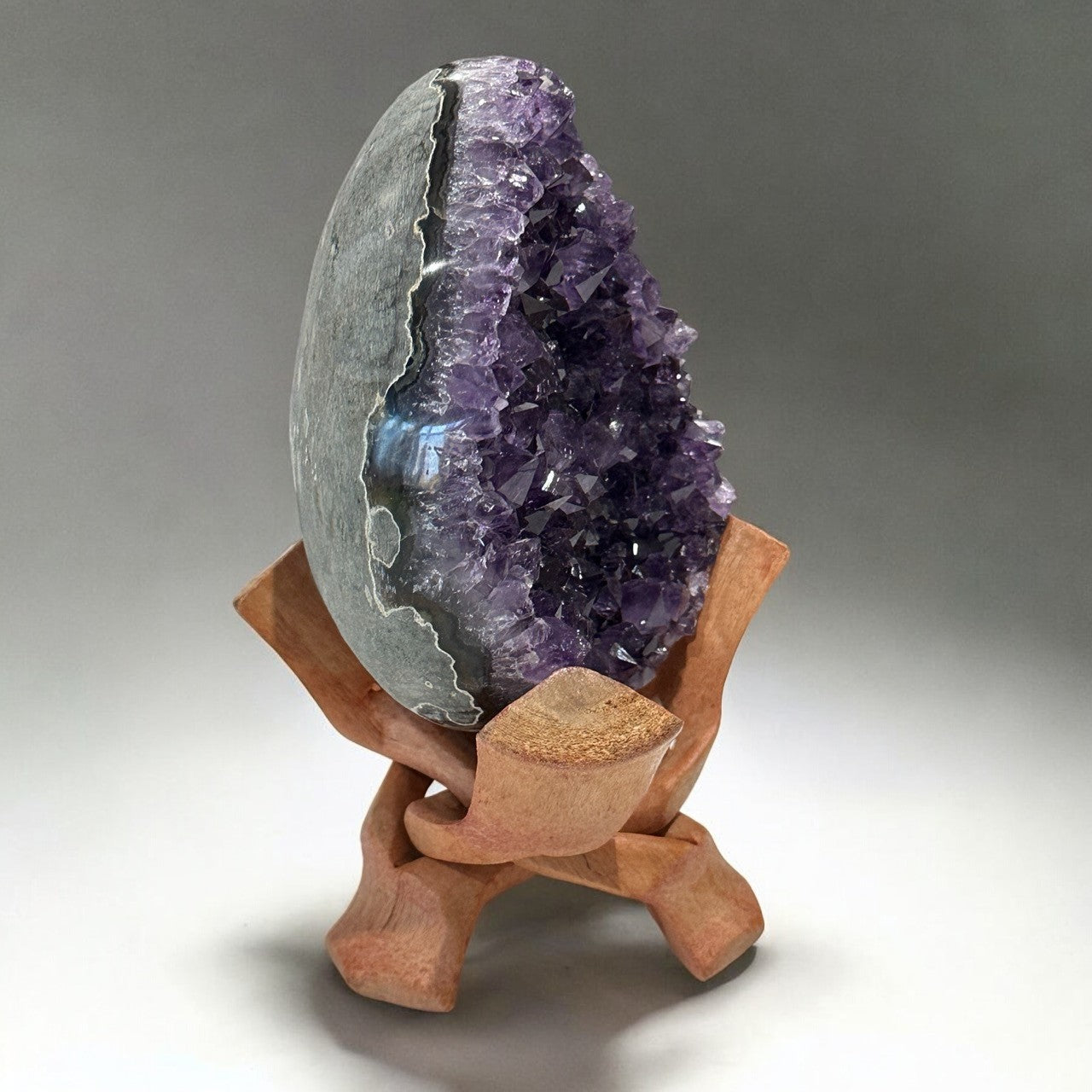 Amethyst Egg with Stand | 749g