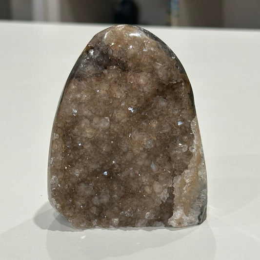 Rainbow Amethyst Cluster | Peach Sparkle