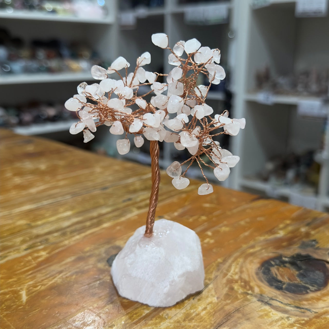 Crystal Chip Tree | Rose Quartz