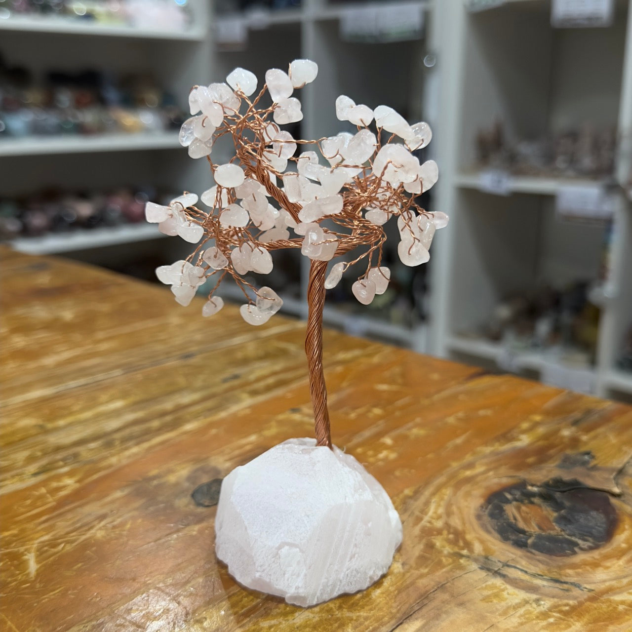 Crystal Chip Tree | Rose Quartz