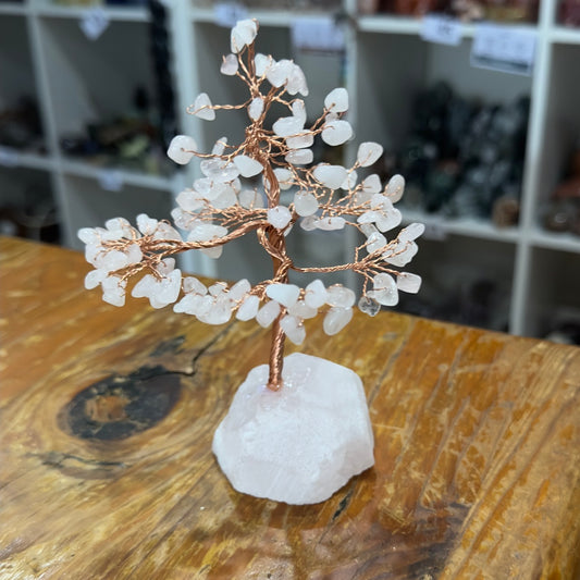 Crystal Chip Tree | Rose Quartz