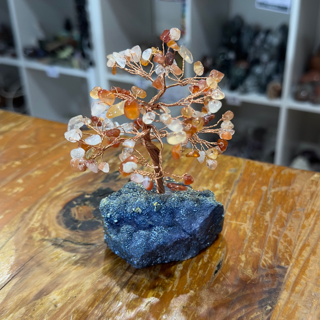 Crystal Chip Tree | Carnelian