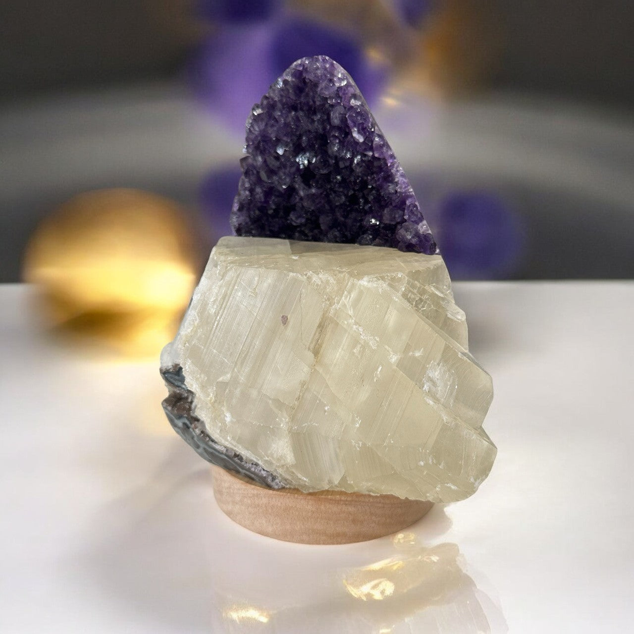 Amethyst with Calcite | 2.798kg