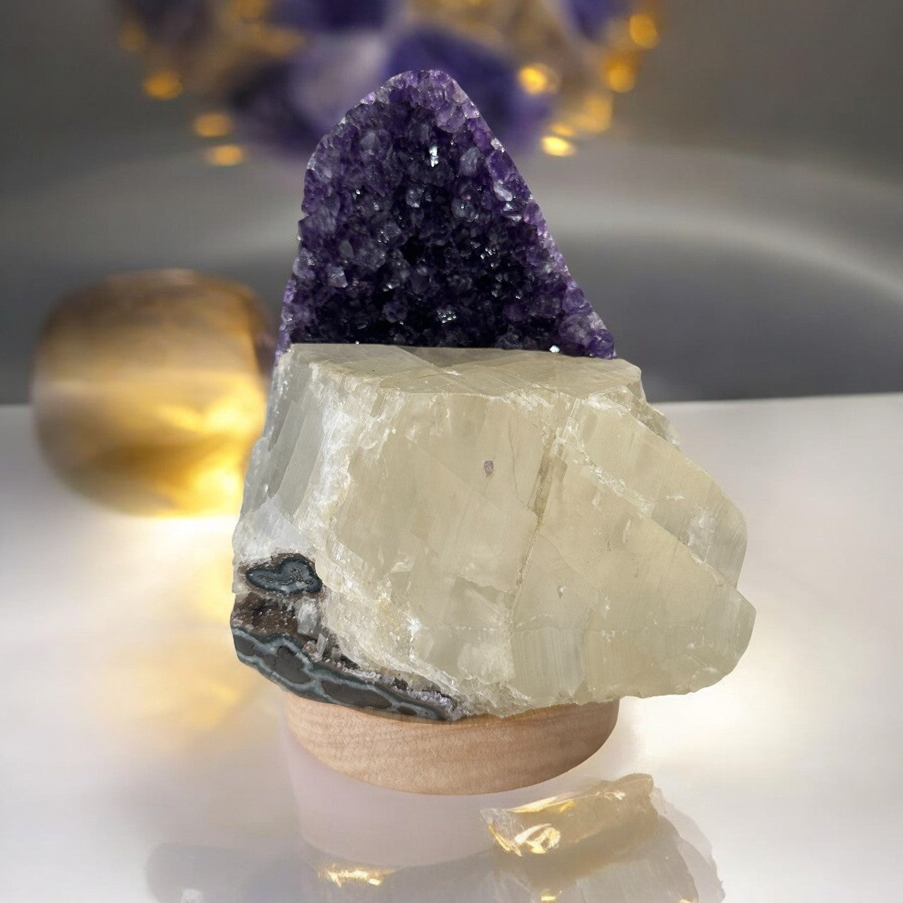 Amethyst with Calcite | 2.798kg