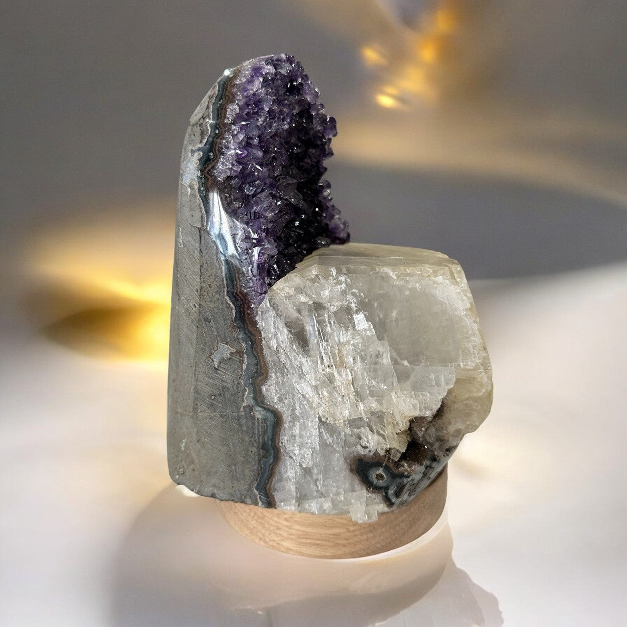 Amethyst with Calcite | 2.798kg