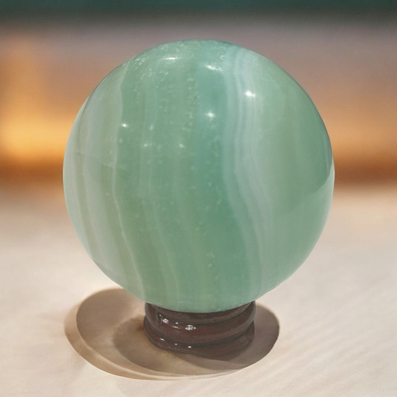 Pistachio Calcite Sphere | 447g