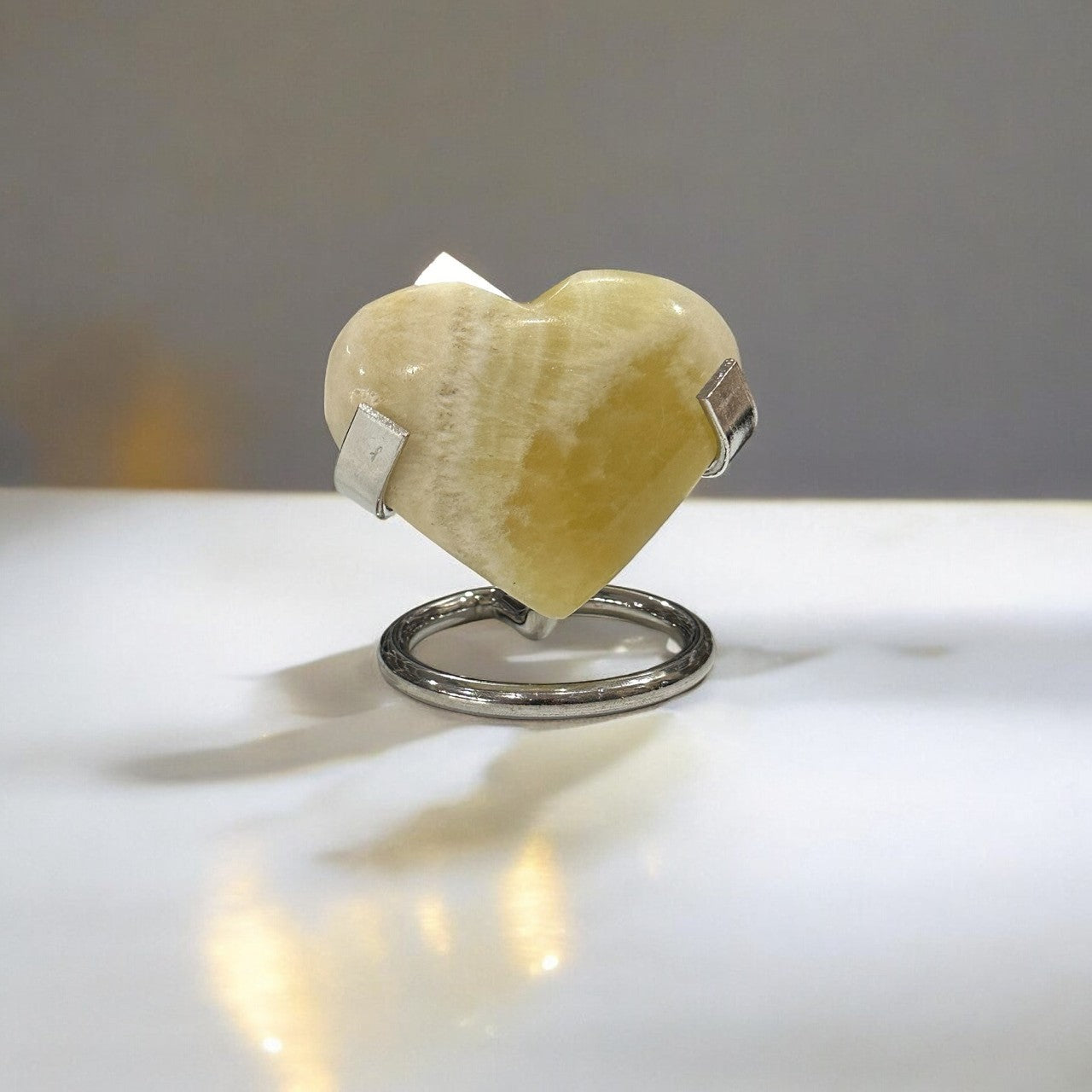 Pineapple Calcite Heart