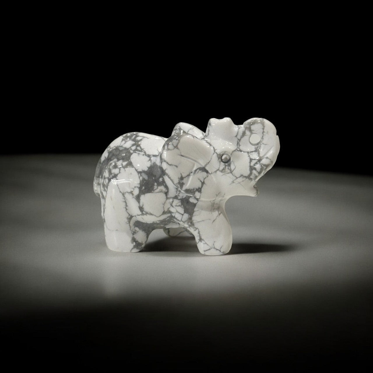 Howlite Elephant