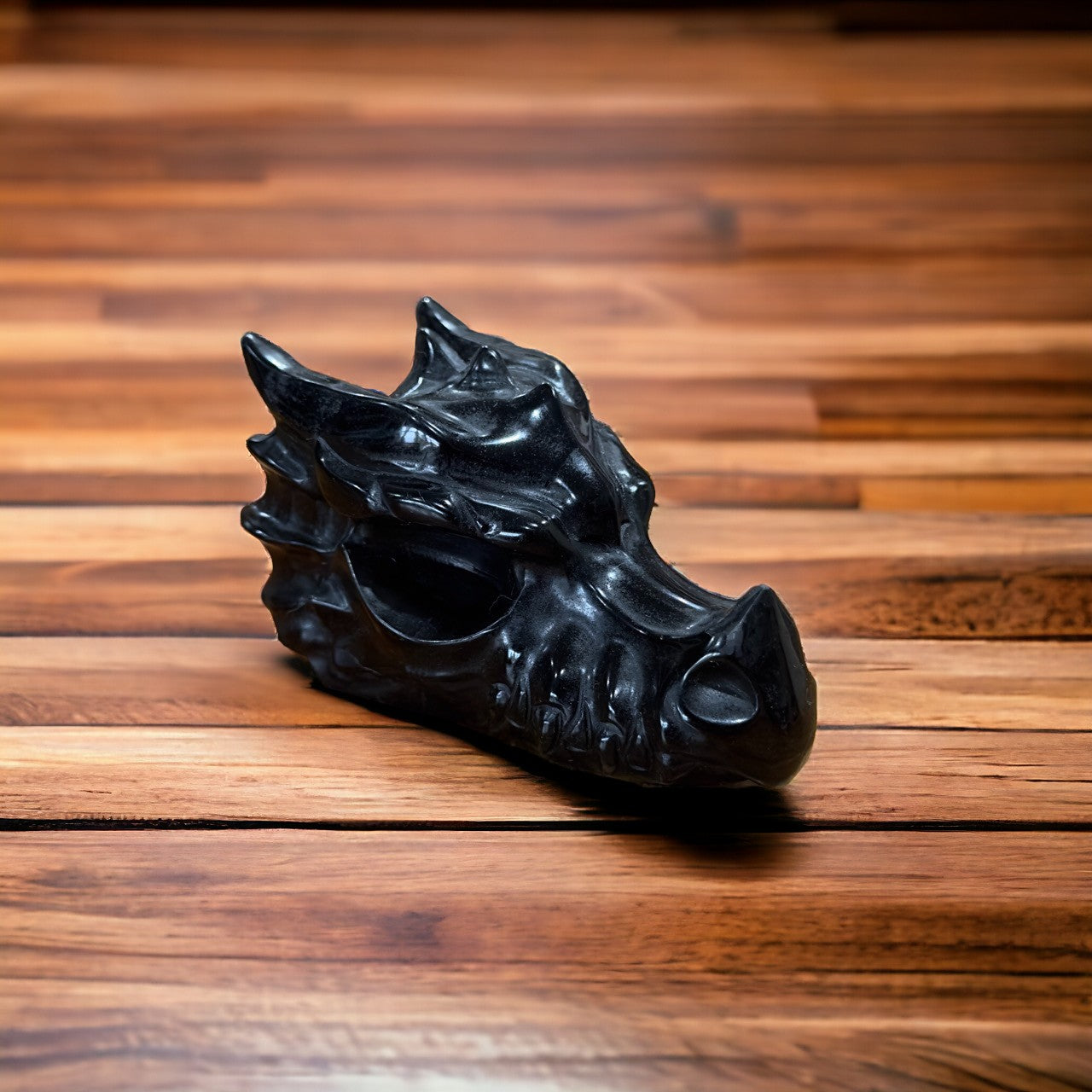 Black Obsidian Dragonhead | 216g