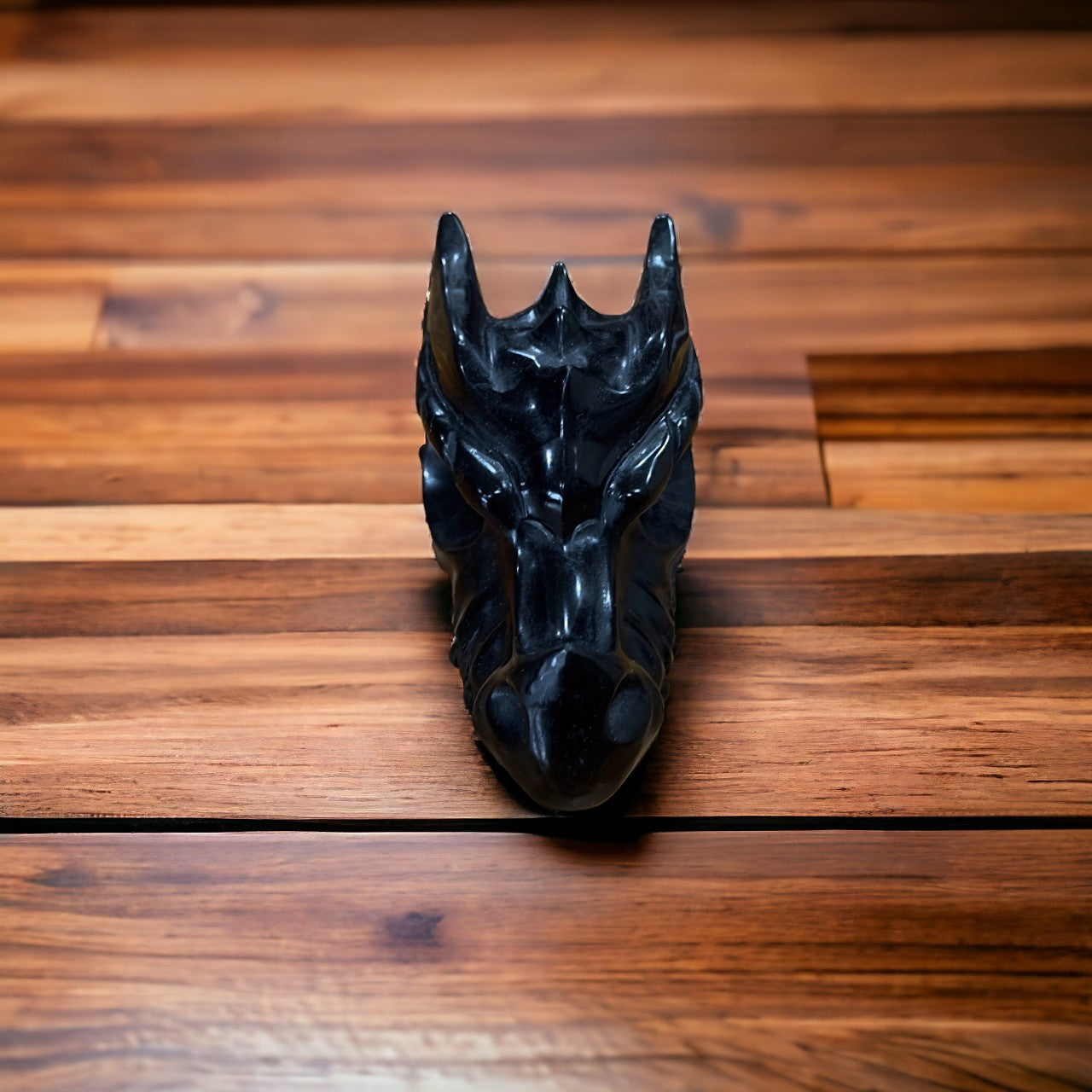 Black Obsidian Dragonhead | 216g