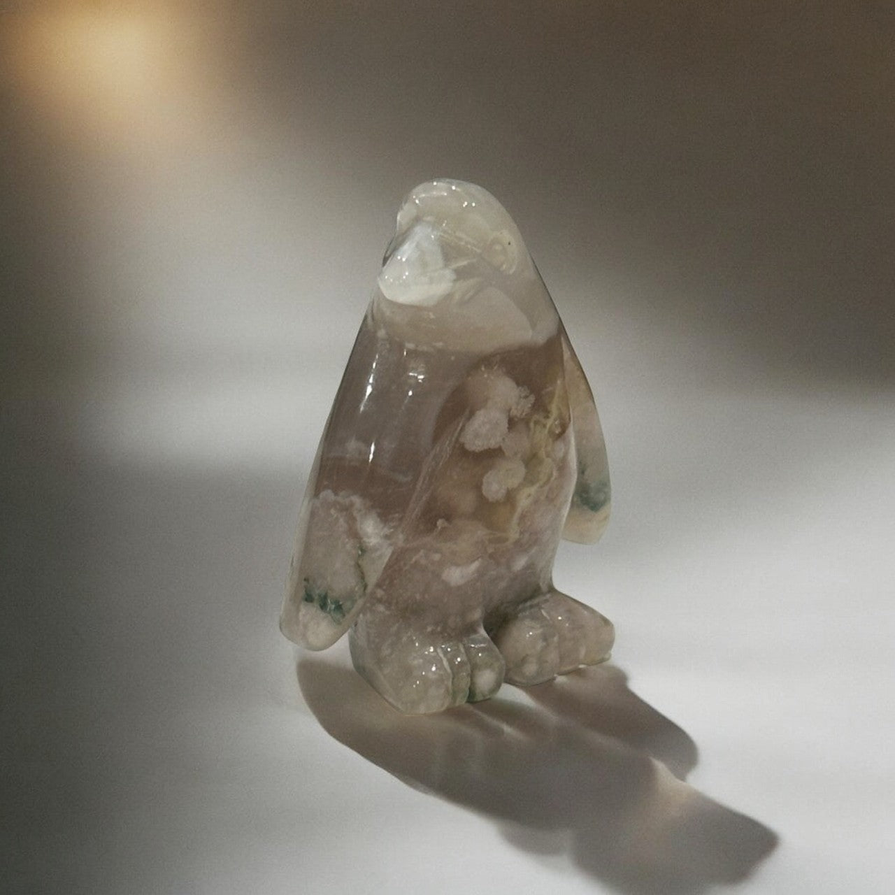 Flower Agate Penguin