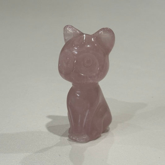 Rose Quartz Luna Cat