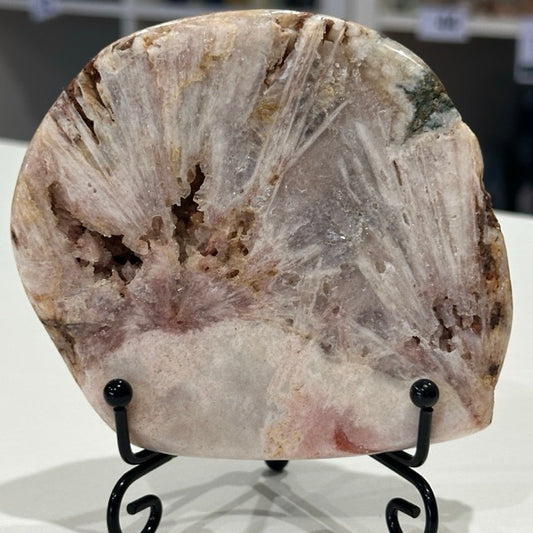 Pink Amethyst Slab with Stand | 319g
