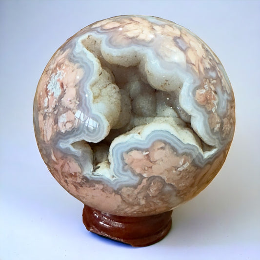 Pink Agate Sphere | 280g