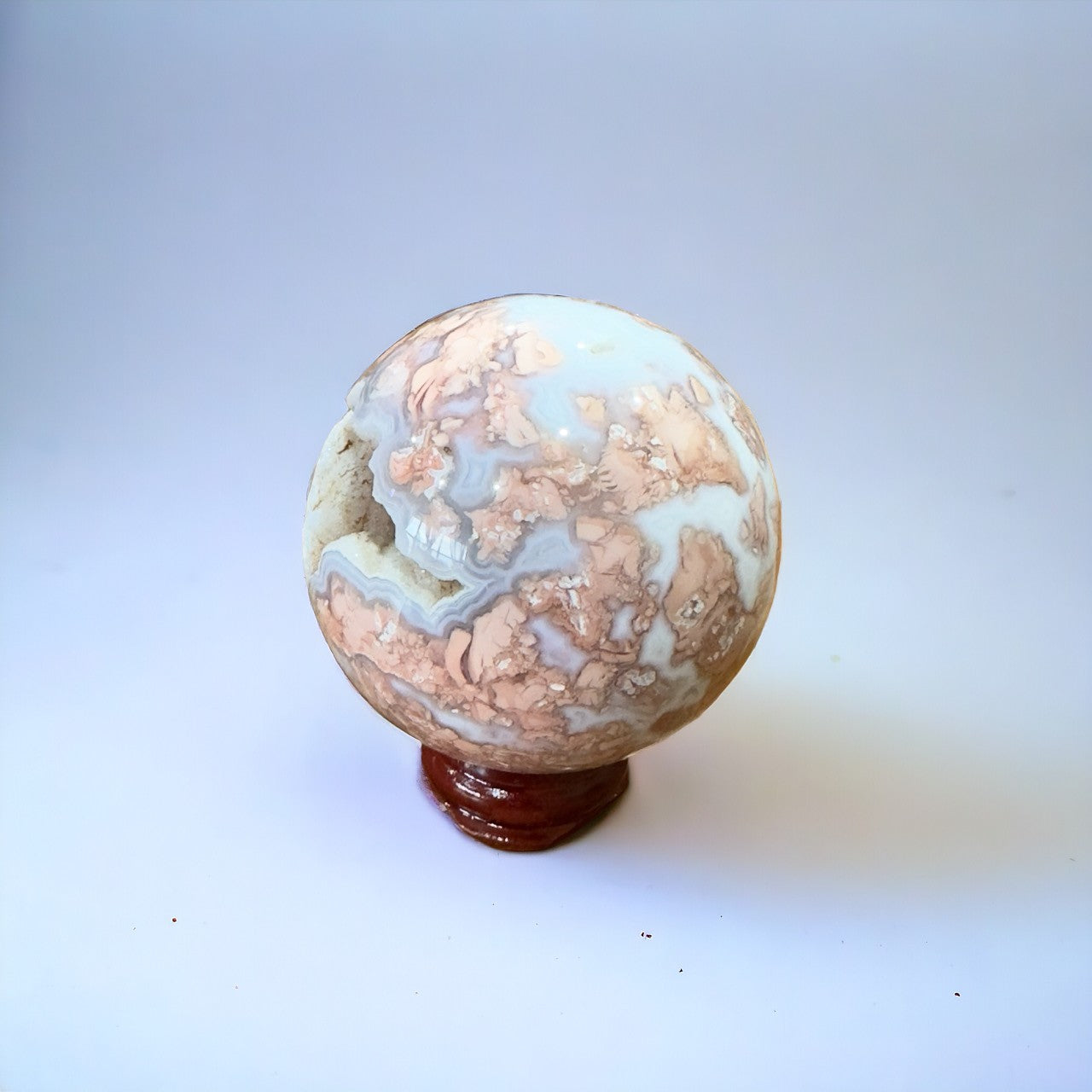 Pink Agate Sphere | 280g