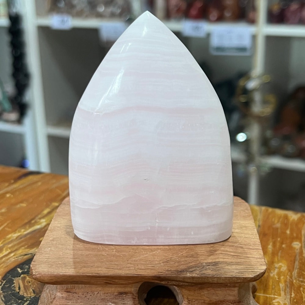 Pink Mangano Calcite Freeform