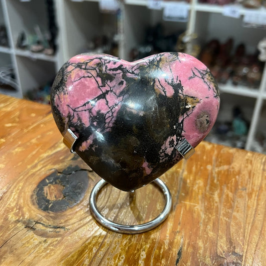 Rhodonite Heart
