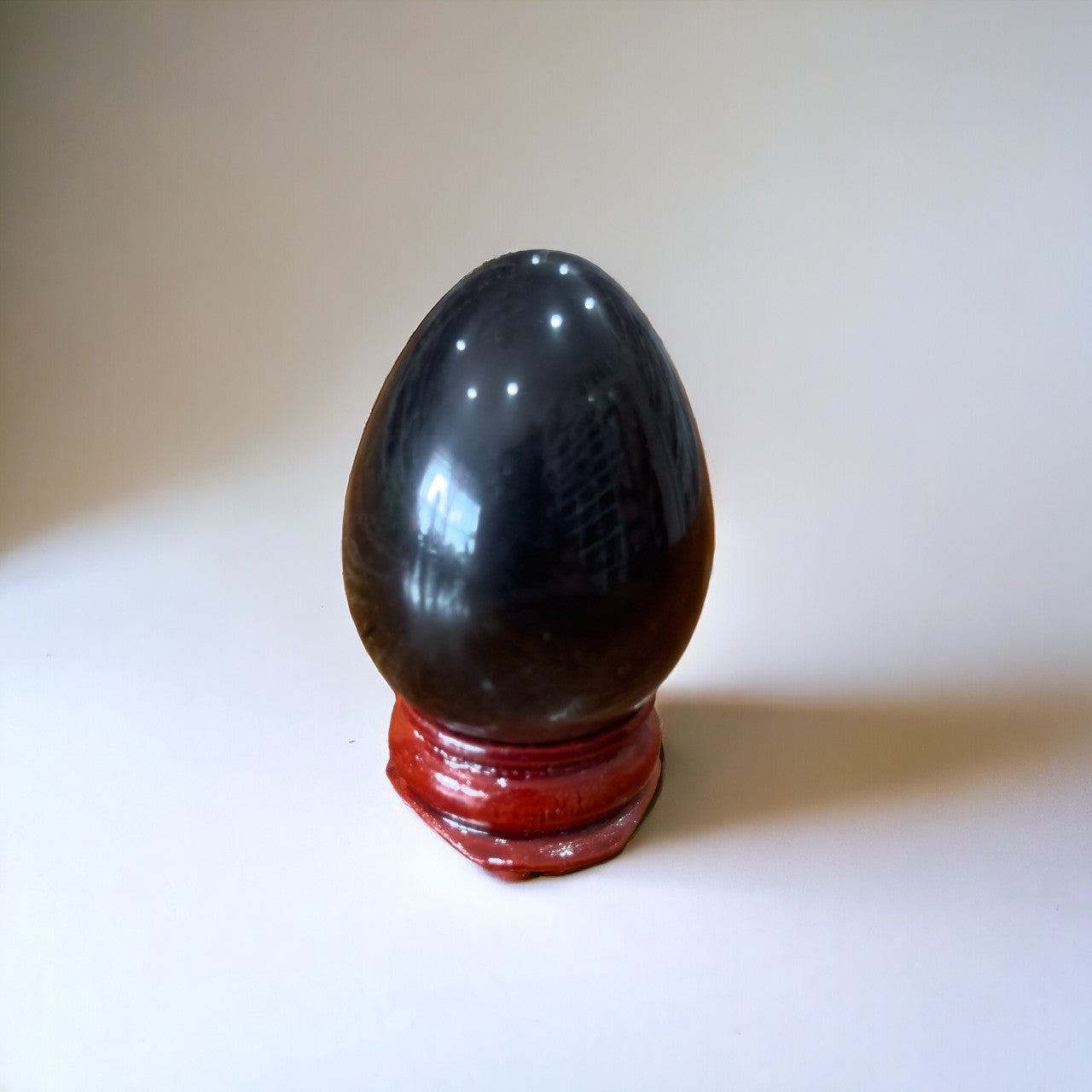 Silver Obsidian Egg