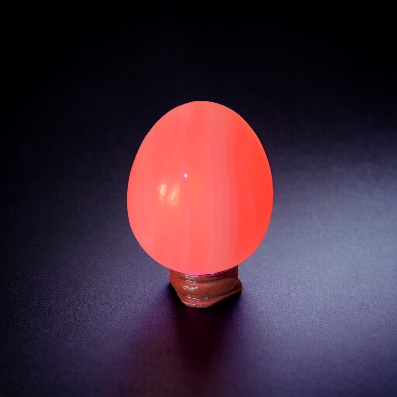Pink Mangano Calcite Egg