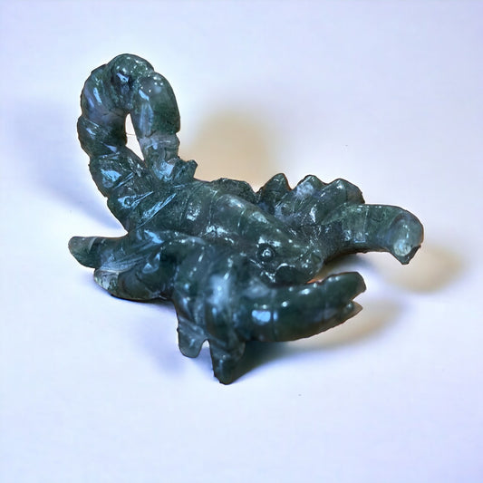 Moss Agate Scorpion