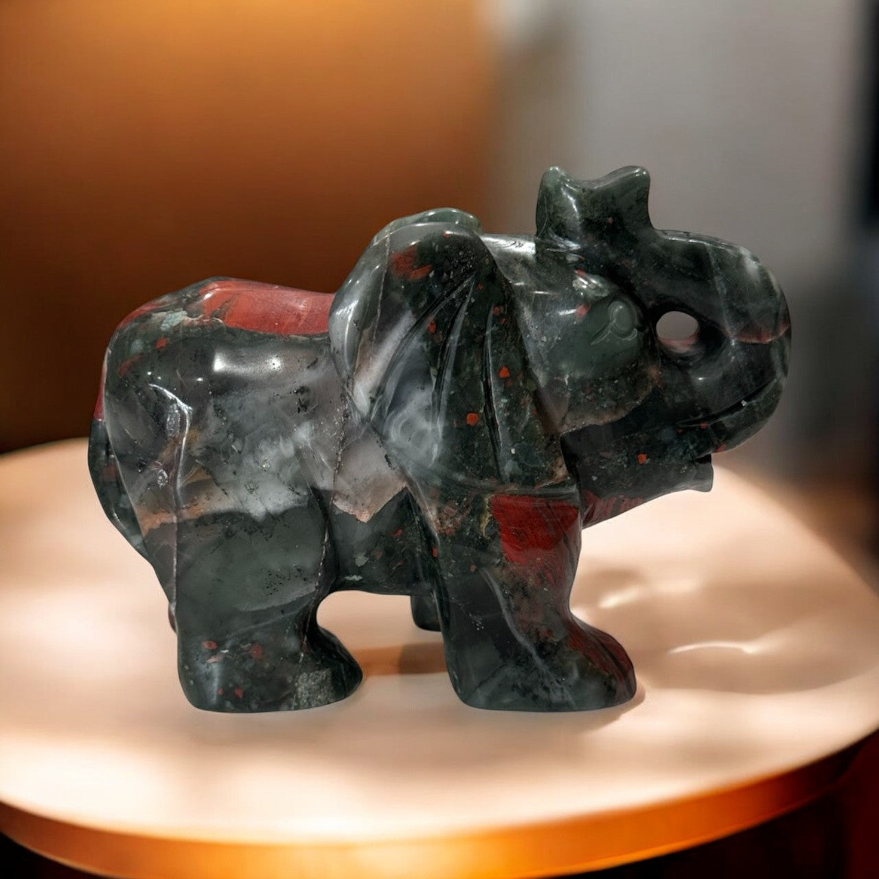 African BloodStone Elephant | 1.3kg