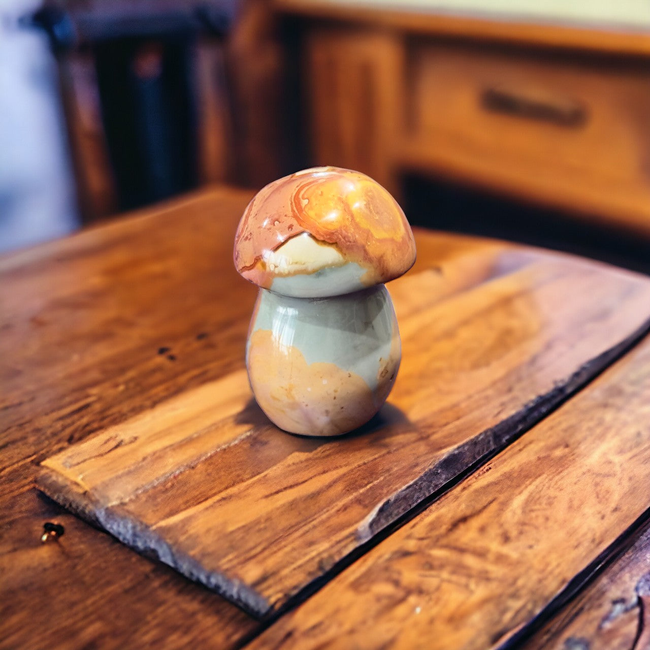 Polychrome Jasper Mushroom