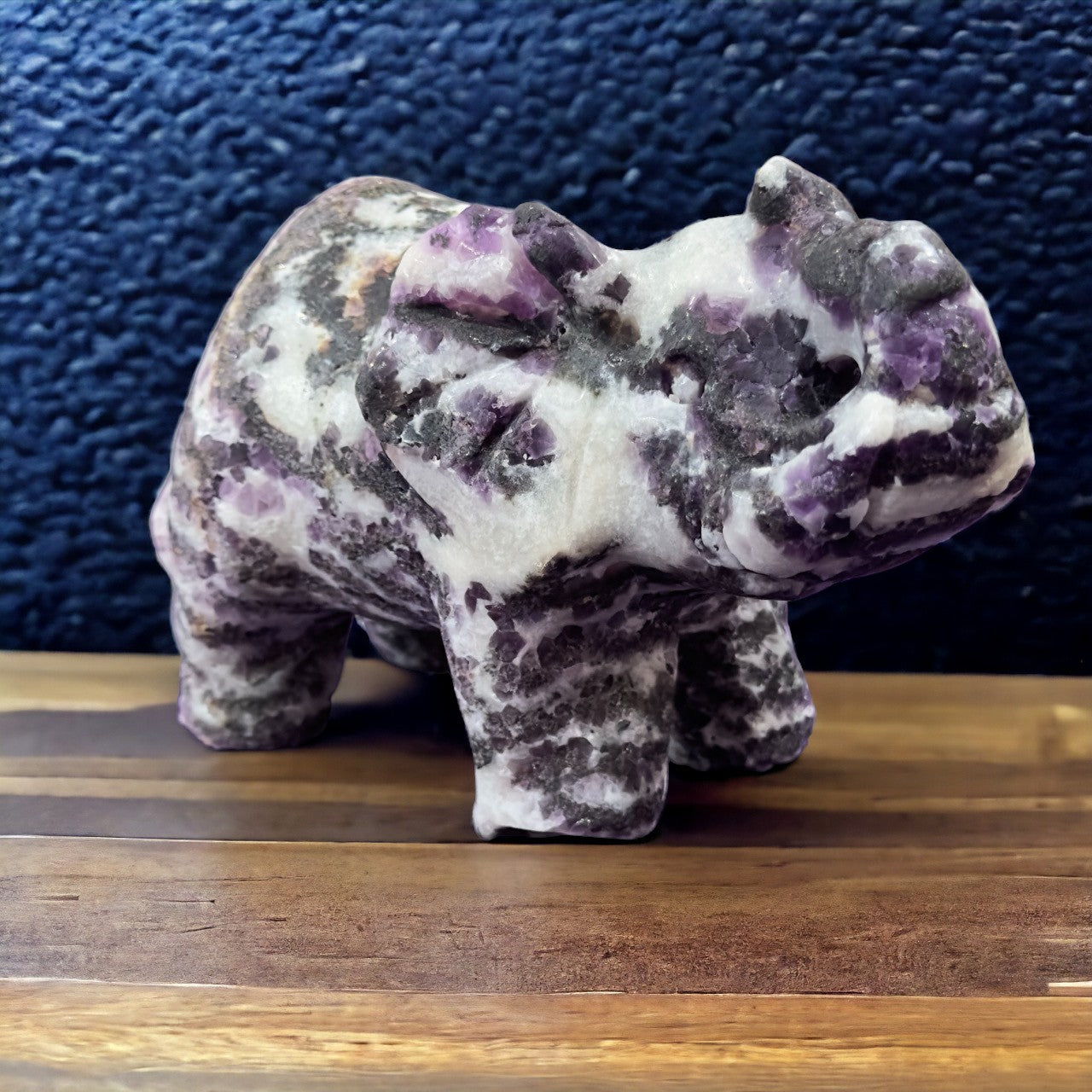 Purple Sphalerite Elephant | 1.268kg