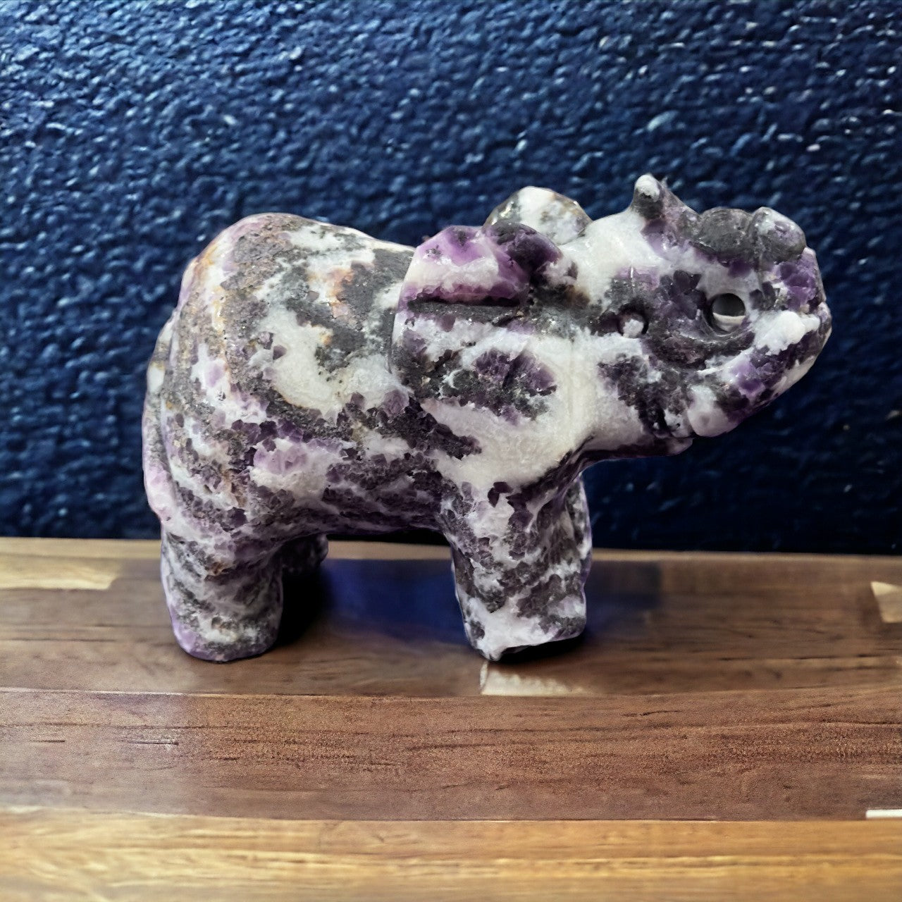 Purple Sphalerite Elephant | 1.268kg