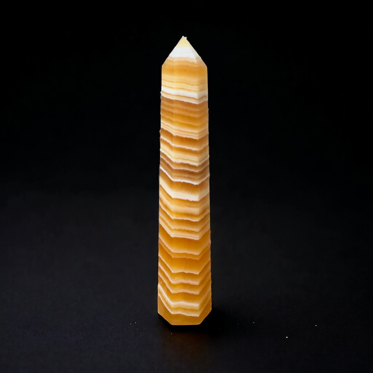 Orange Banded Calcite Tower | 687g