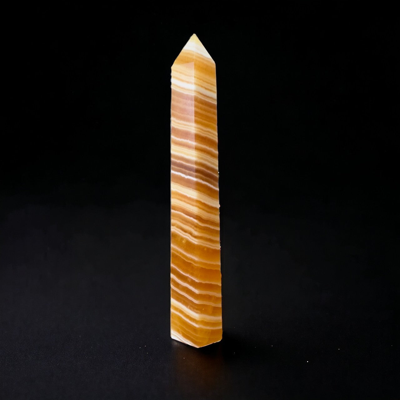 Orange Banded Calcite Tower | 687g