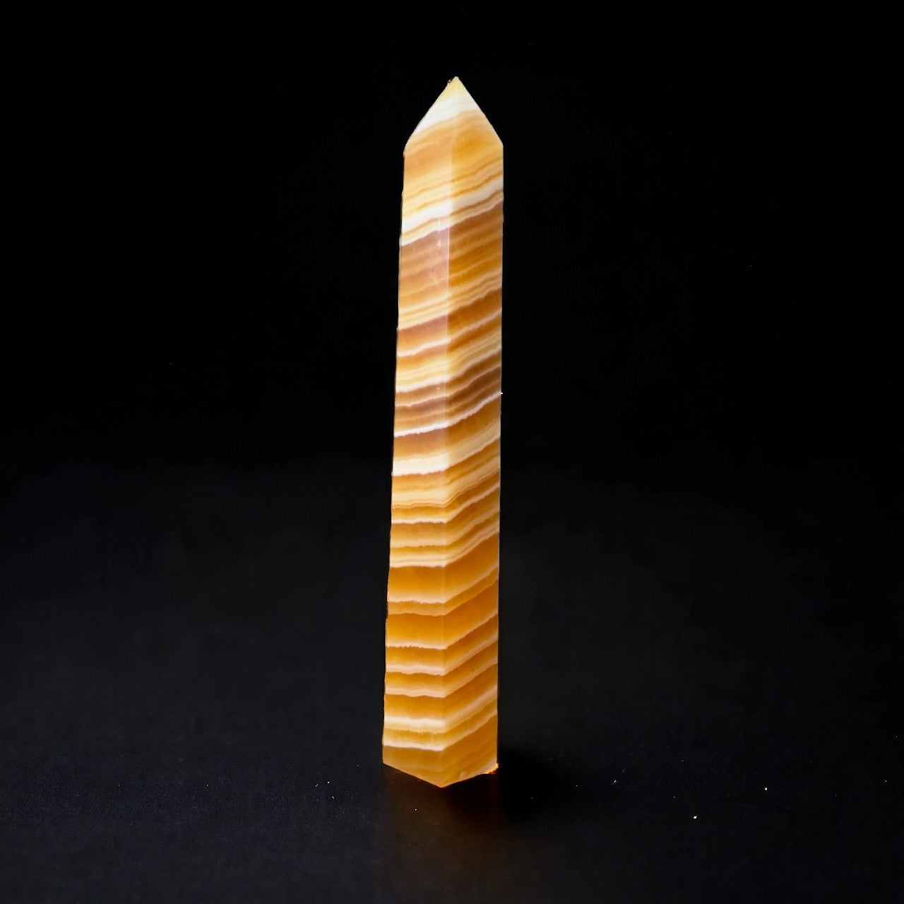 Orange Banded Calcite Tower | 687g