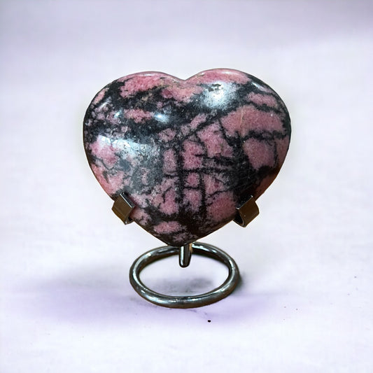 Rhodonite Heart