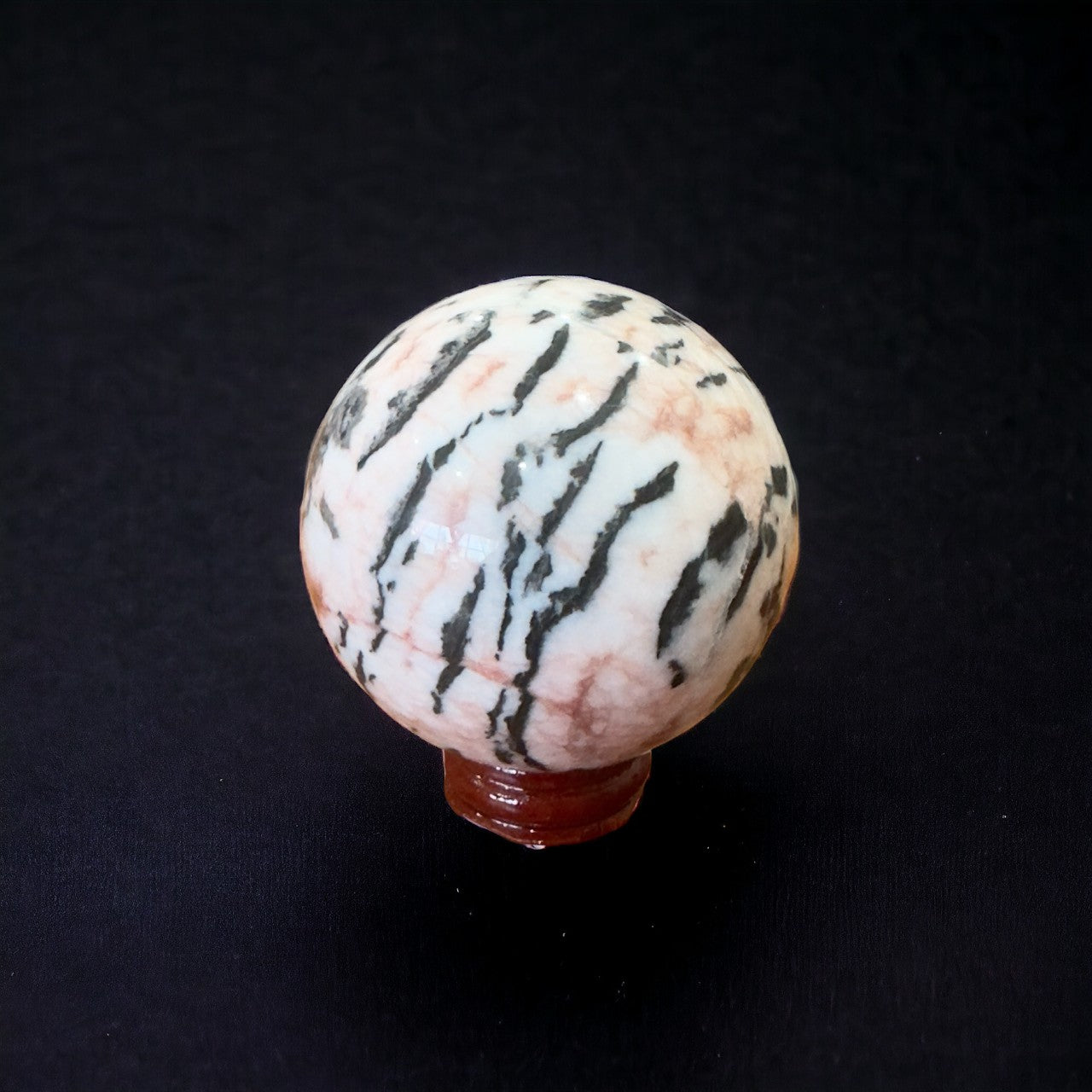 Pink Zebra Jasper Sphere | 399g