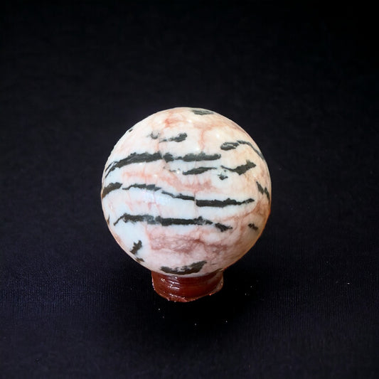 Pink Zebra Jasper Sphere | 399g