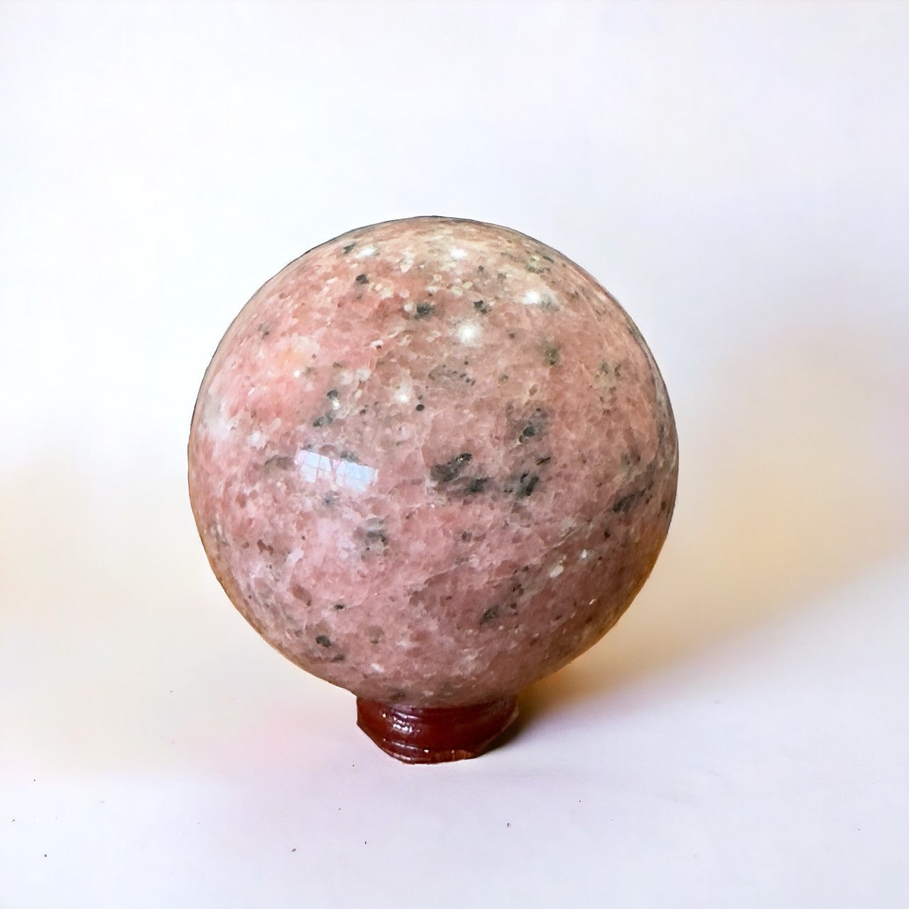 Peach Sunstone Sphere | 763g