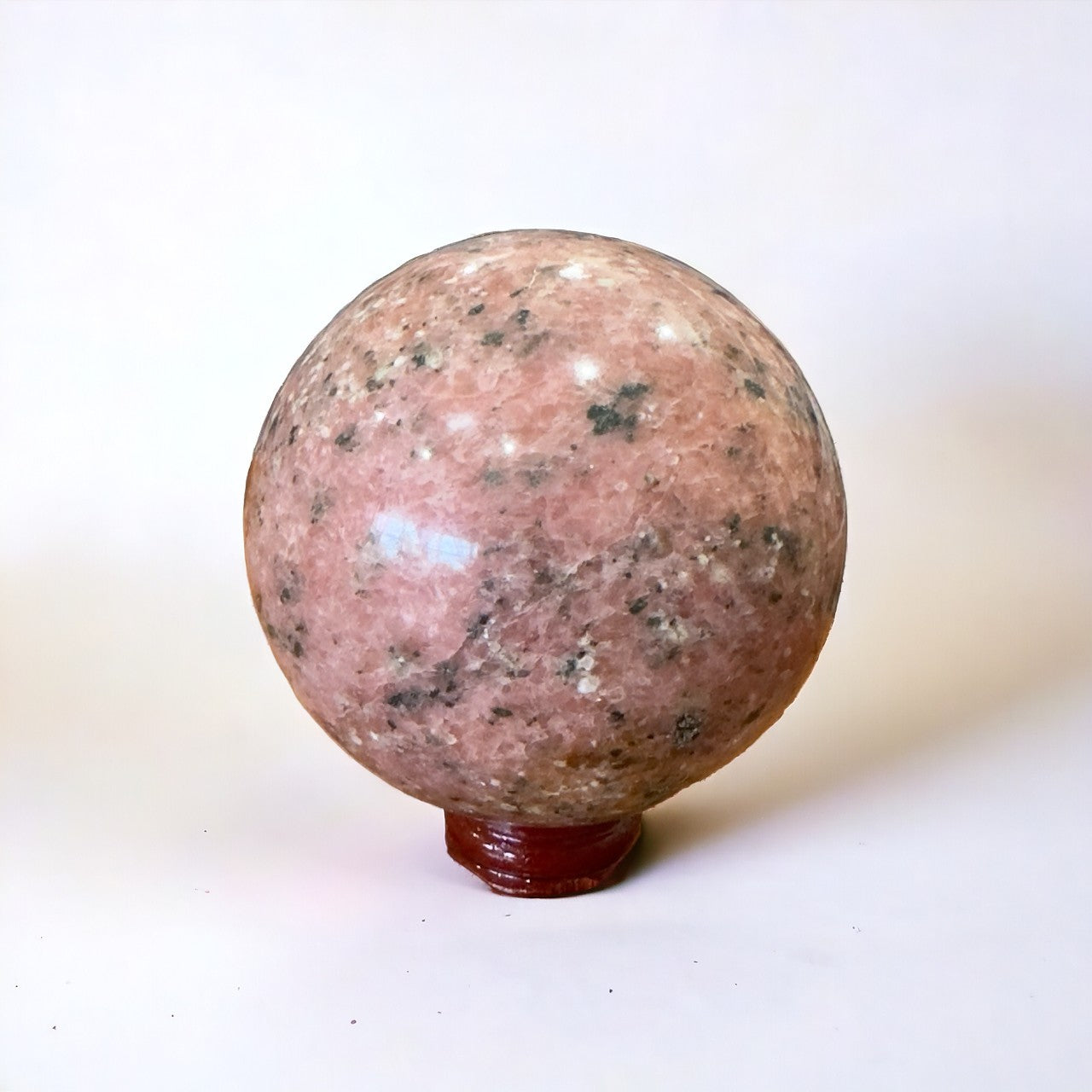 Peach Sunstone Sphere | 763g