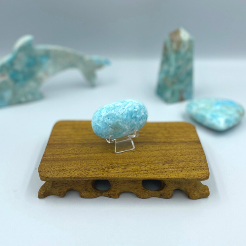Blue Aragonite Palmstone