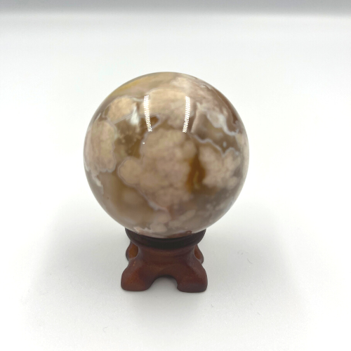 Flower Agate Sphere