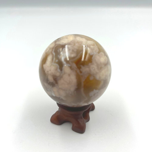 Flower Agate Sphere