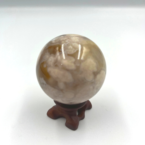 Flower Agate Sphere