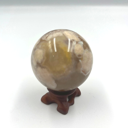 Flower Agate Sphere