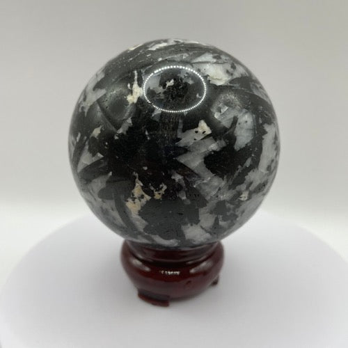 Black Tourmaline in Quartz Sphere