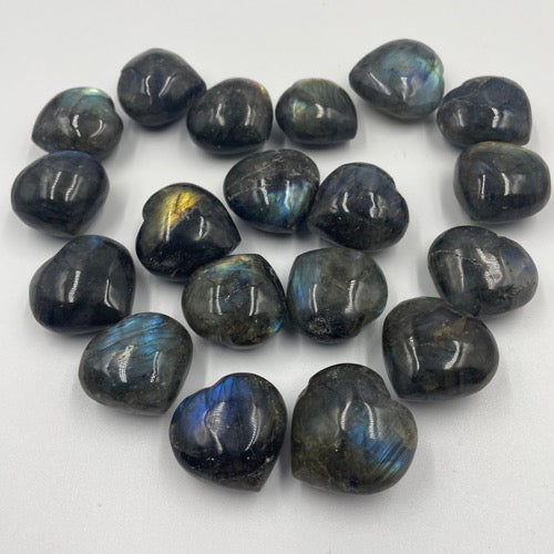 Labradorite Small Heart Carving