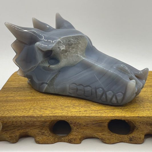 Druzy Agate Dragonhead