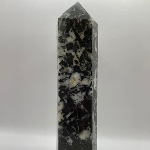 Black Tourmaline in Quartz Tower