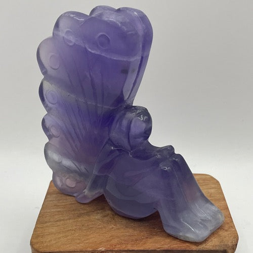 Fluorite Fairy Carving