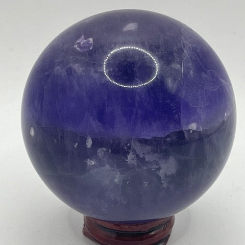 Purple (Indigo) Fluorite Sphere